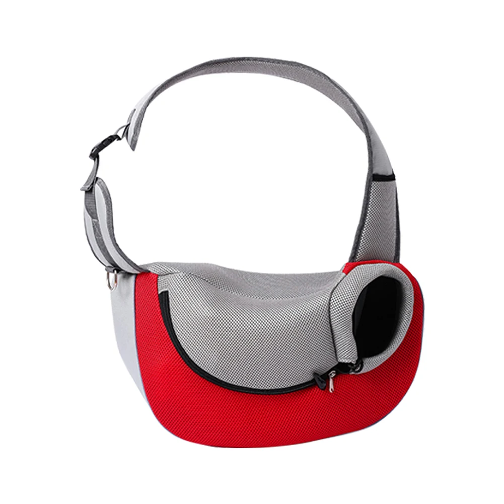 Сумка мессенджер с воздухопроницаемой сеткой для животных мешок Регулируемый