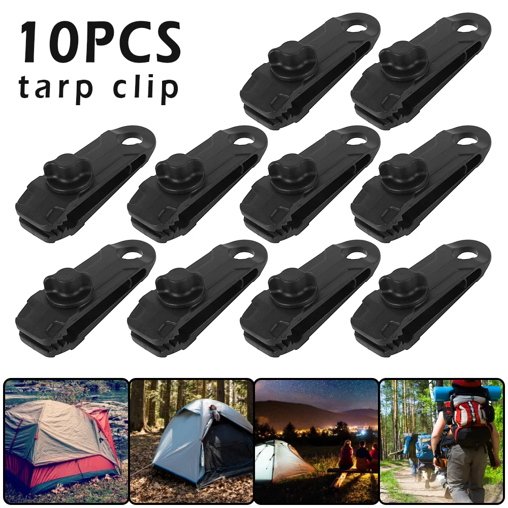 10 шт./упак. Пластик зажимы для палатки брезент открытый навес кемпинга комплект