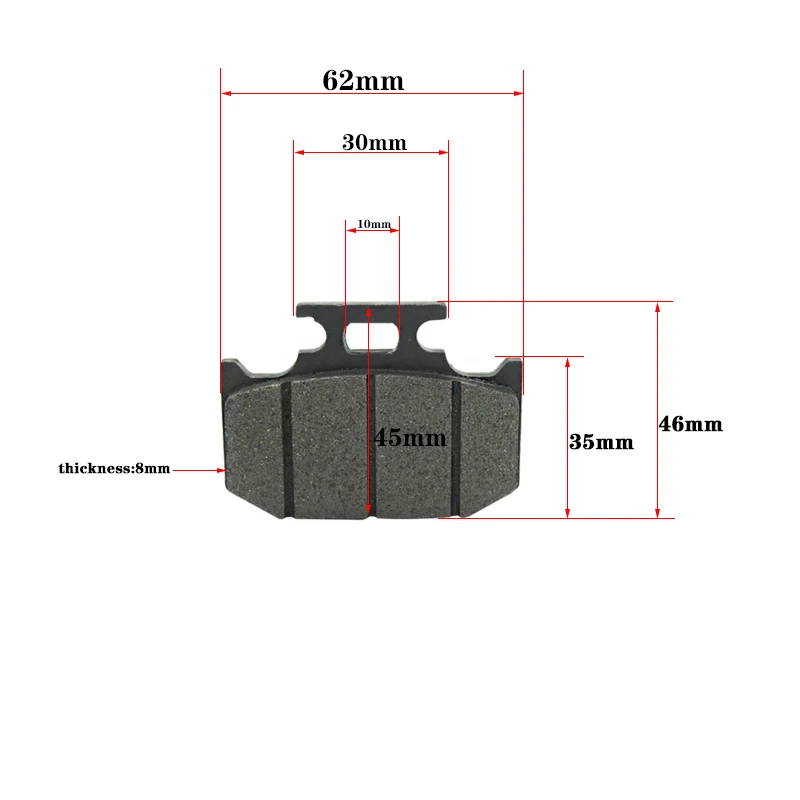 Тормозные колодки для мотоцикла перед трением дисковая система стабильный блок