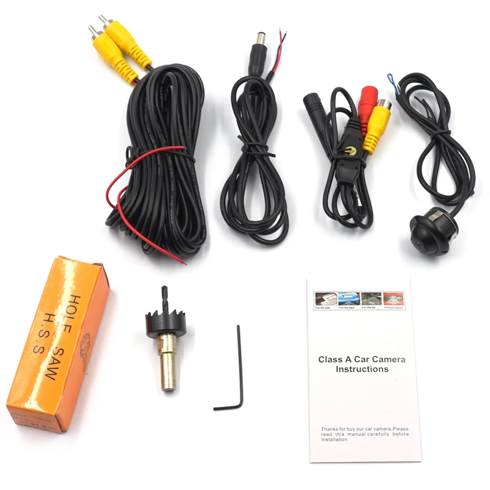 Автомобильная фронтальная камера Carsanbo заднего вида с боковым обзором 22 мм