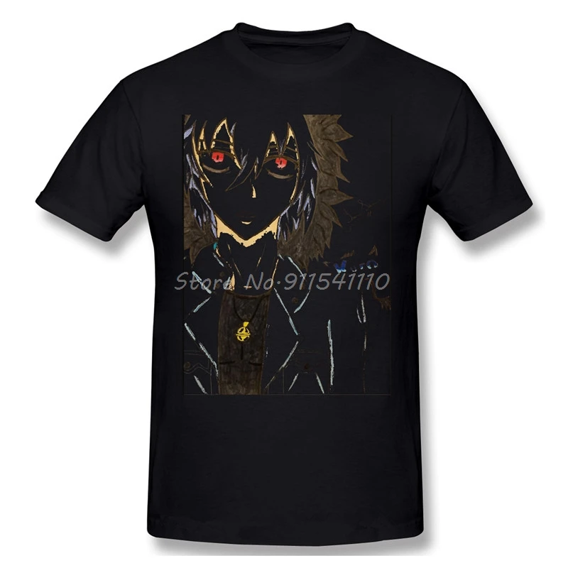 

Men Clothing Servamp EVE Sleepy Ash Anime Comfort T-Shirt Kuro Anime Fashion Cotton Men Tshirt Harajuku Streetwear