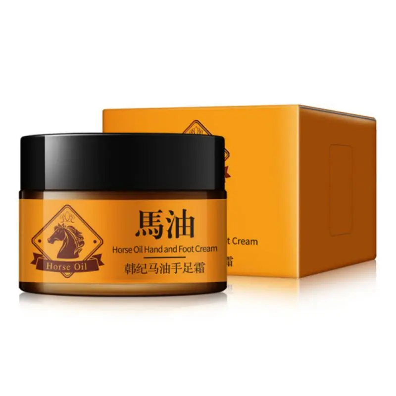 Крем для рук и ног с лошадиным маслом увлажняющий против высыхания шелушения