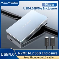 acasis thunderbolt 3 usb 4 0 mobile m 2 nvme enclosure 40gbps type c interface compatible with usb 4 3 23 13 0