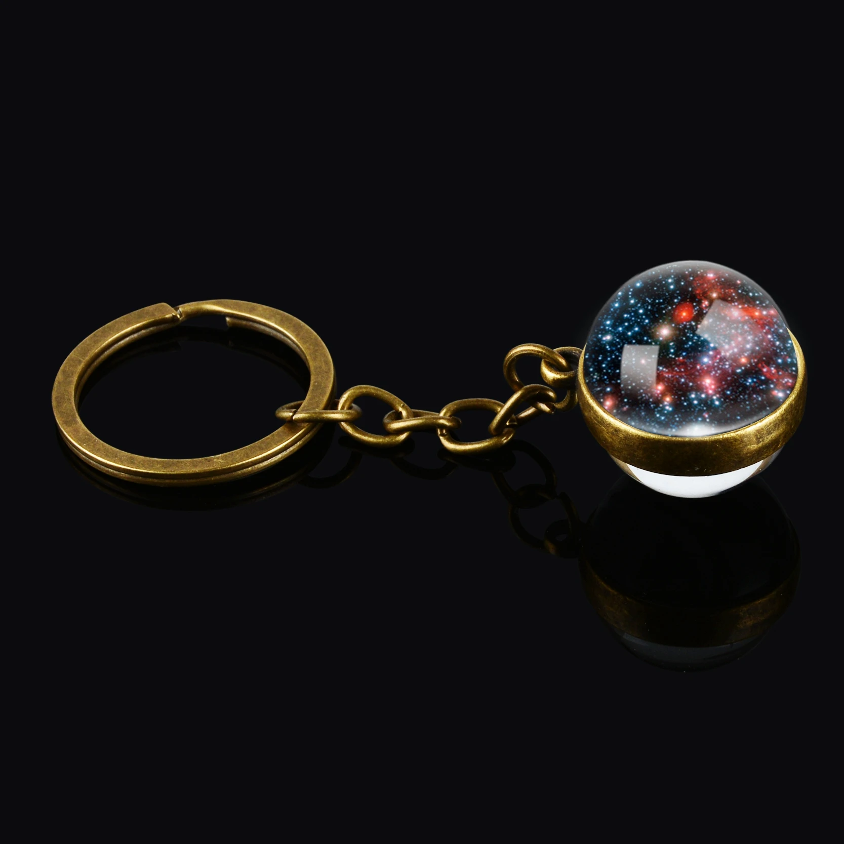 Античные бронзовые брелки с вселенной для ключей подвесная подвеска брелок