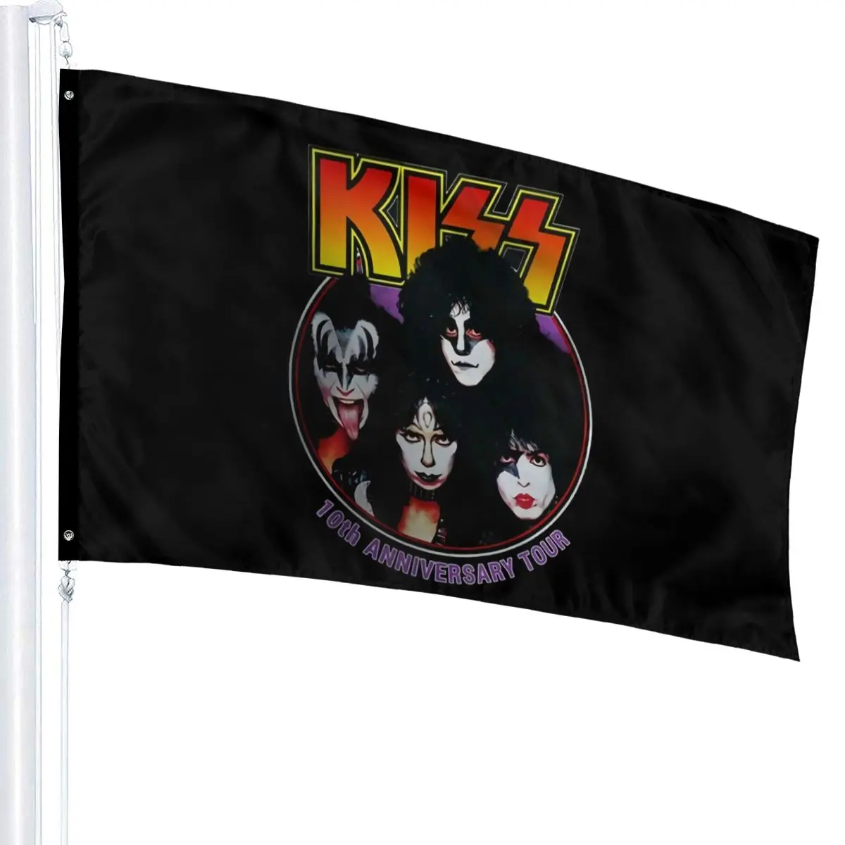Новый популярный мужской черный S 3Xl Kiss существа ночи высококачественный летний