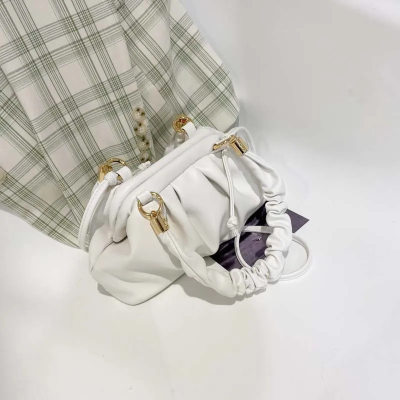 

Women's 2021 Spring New Fashion Folding Designer Bags Textured Soft Leather Designer Crossbody Bags for Women