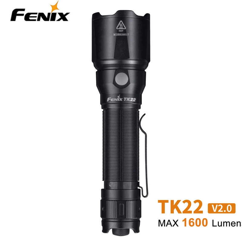 2019 NEW Fenix TK22 V2.0 Max 1600 lumens Powered by a large capacity 21700 Li-ion battery hunting searching and traveling | Лампы и