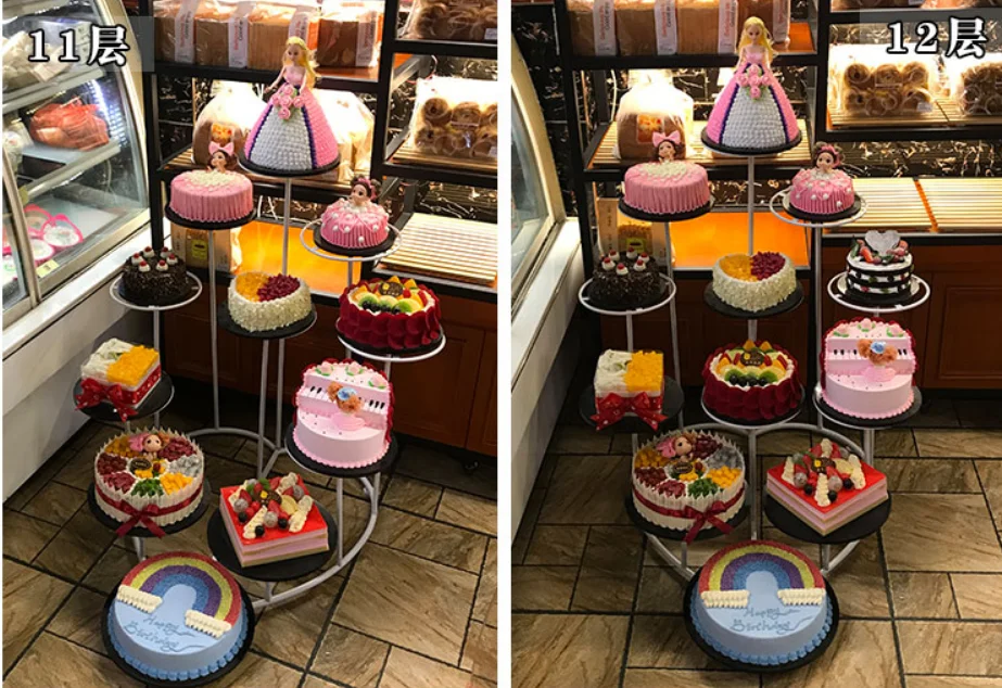 Креативная съемная полка в новом европейском стиле на шесть и восемь этажей