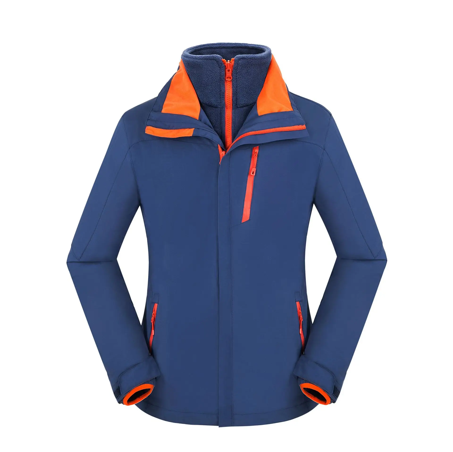 

Outdoor Jacket Elasticity Fabric Hiking Jackets Men 2020 New Fleece Lining Keep Warm Coat Women Camping Windbreaker