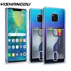 Чехол YISAHNGOU для Huawei P20P30 ProMate 301020 Lite, мягкий прозрачный силиконовый чехол со слотом для карт