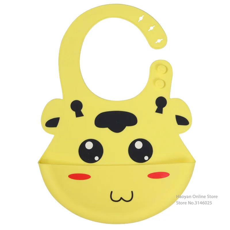 Кармашек для риса детский нагрудник силиконовый кармашек водонепроницаемый