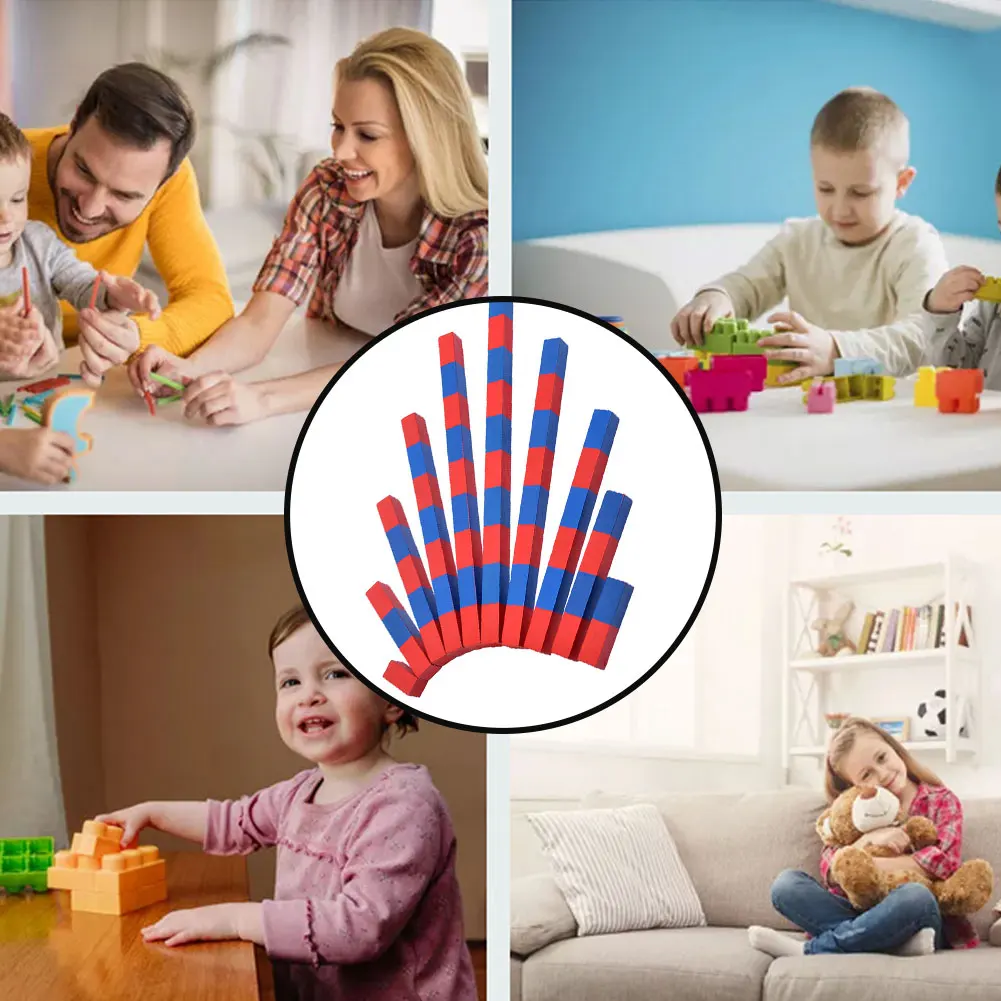 

Number Stick Numerical Rods Math Teaching Stick Kids Education Rod For Kids Toddler Preschool Children Toys Number Stick