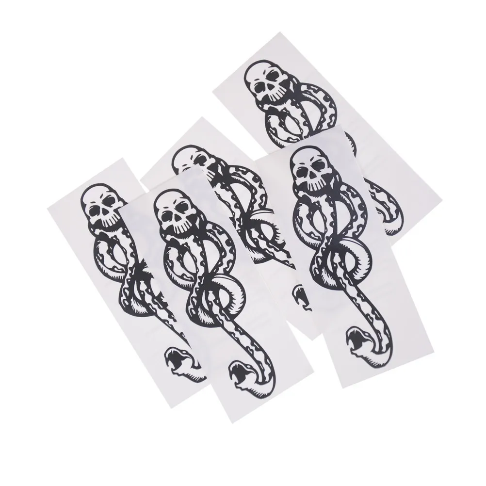 

5PCS Death Eaters Dark Mark Make Up Tattoos Stickers Cosplay Accessories and Dancing Party Dance Arm Art 2021NEW