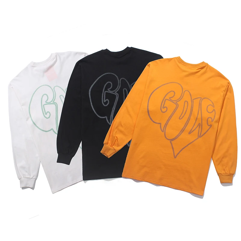 

Aolamegs Men's Casual Sweatshirts Couple High Street Pullover Autumn Cool Streetwear Long Sleeve Clothing Heart Print Tops Tees