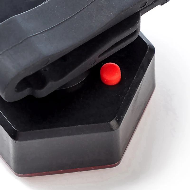 

Cycling Light USB Rechargeable Bicycle Tailight Hexagon Safe Warning Flashing Tail Light Riding Bike Lights