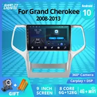 Автомагнитола 2DIN, Android 10,0, для Jeep Grand Cherokee WK2 2008-2013, GPS-навигация, стерео приемник, автомобильный мультимедийный плеер