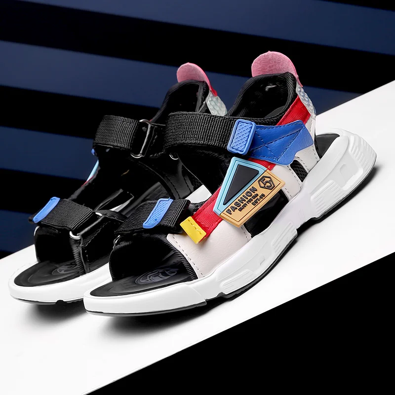 Новинка 2021 стильные летние сандалии для молодых студентов Нескользящие тапочки