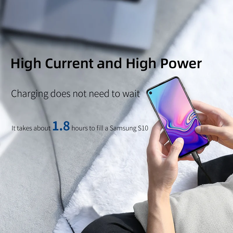 60 Вт USB Type C PD кабель для Macbook Pro быстрой зарядки и передачи данных Samsung S10 S9 Note 8 9 |