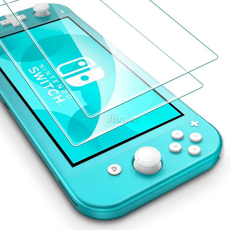 9 ч закаленное стекло для переключателя Lite 2 упаковки Защитная пленка Nintendo Switch Mini