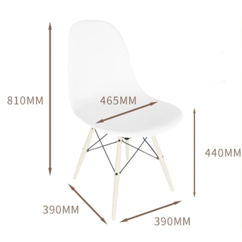 

Printed Eames Seat Cover For Armless Chair Shell Chair Cover Removable Washable Elastic Chair Cover For Banquet Home Slipcover