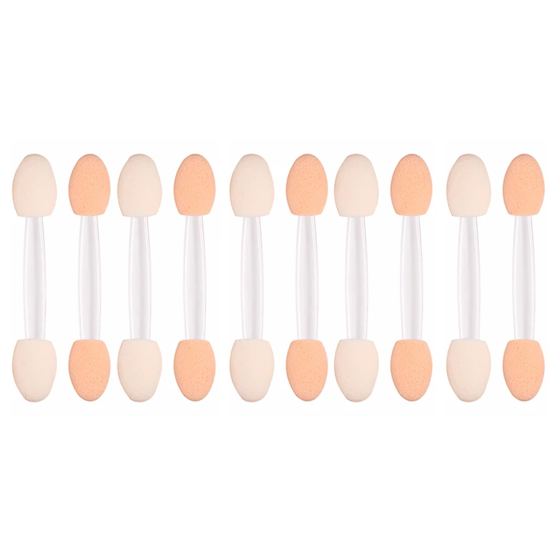 10 шт./компл. спонж для подводки глаз век одноразовый двухсторонний Овальный