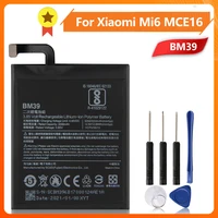 bm39 phone battery for xiao mi 6 mi6mce16 bm39 3350mah replacement battery tool