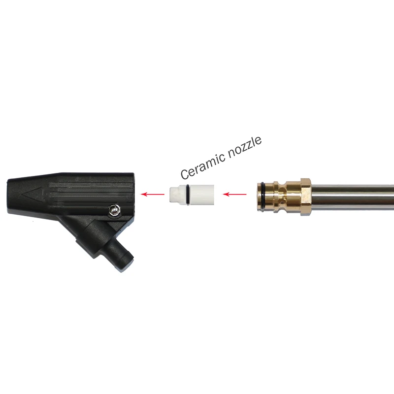 

25.6mm Ceramic-Nozzles Sand Wet Blasting High Pressure Washer Fitting Sand 5 Pcs