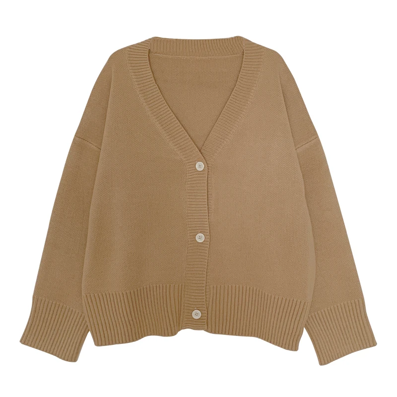 

knitted Jacket Female Black Red Loose Women Sweater New Casual 2021 Female knit Cardigan Sweater Coat short Female shawl