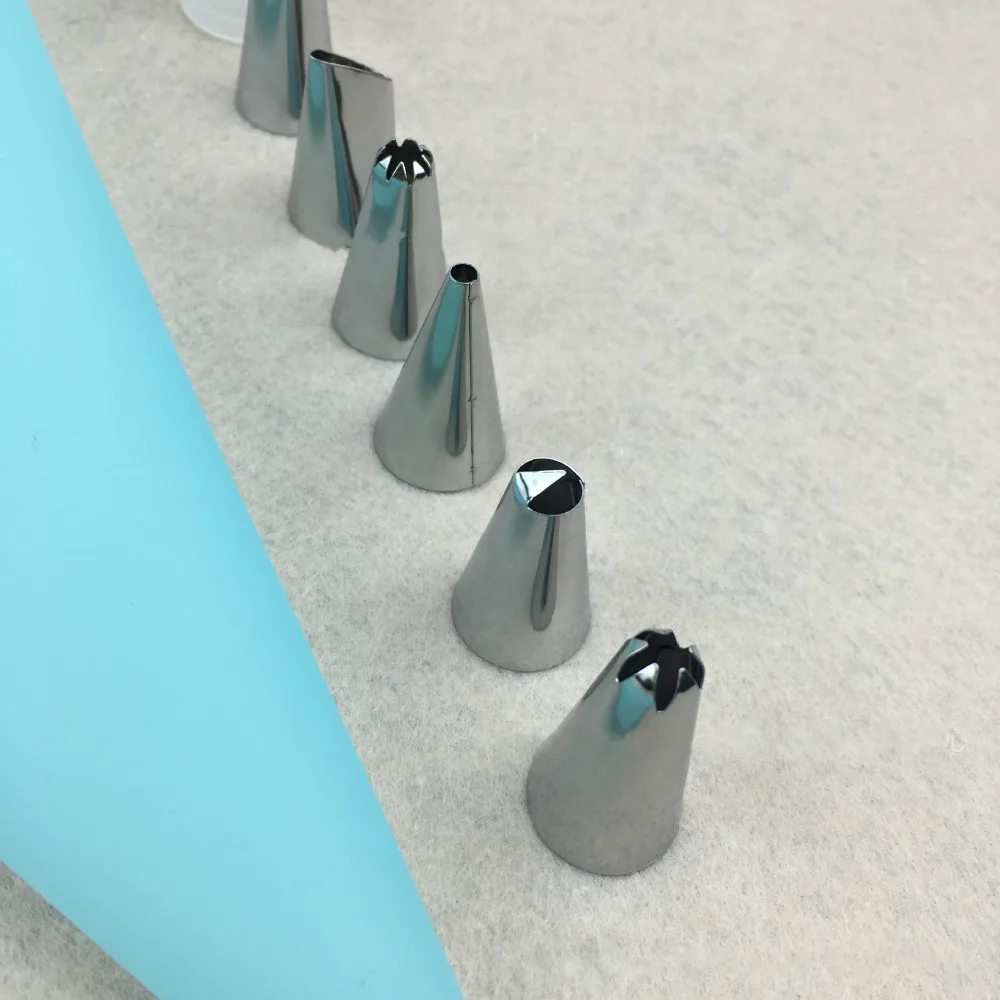 8 шт./компл. силиконовые кухонные аксессуары кондитерский мешок для глазирования