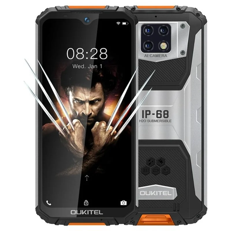 OUKITEL WP6 IP68 водонепроницаемый смартфон 6 3 дюйма ГБ ОЗУ 128 Гб ПЗУ MT6771T