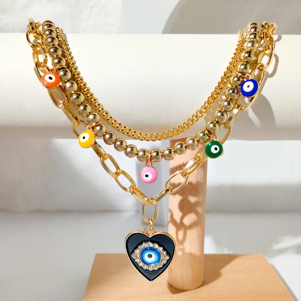 Женское геометрическое ожерелье с бисером и жемчугом | Украшения аксессуары