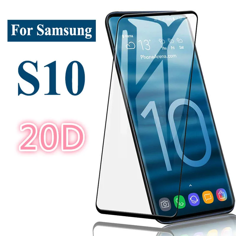 Изогнутая защитная пленка 20D для Samsung Galaxy S9 S10 S8 Plus Note 8 9 A50 закаленное стекло s10 5G