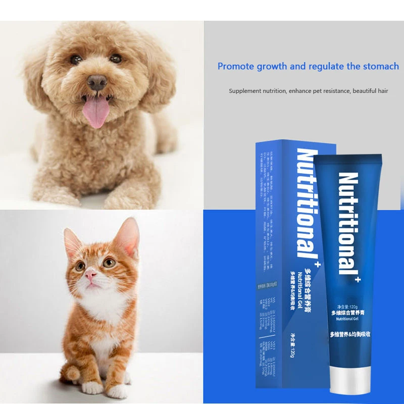 

Multi-vitamin nutrition cream for pets 120g, calcium supplement for dogs and cats, strong bones and beautiful hair