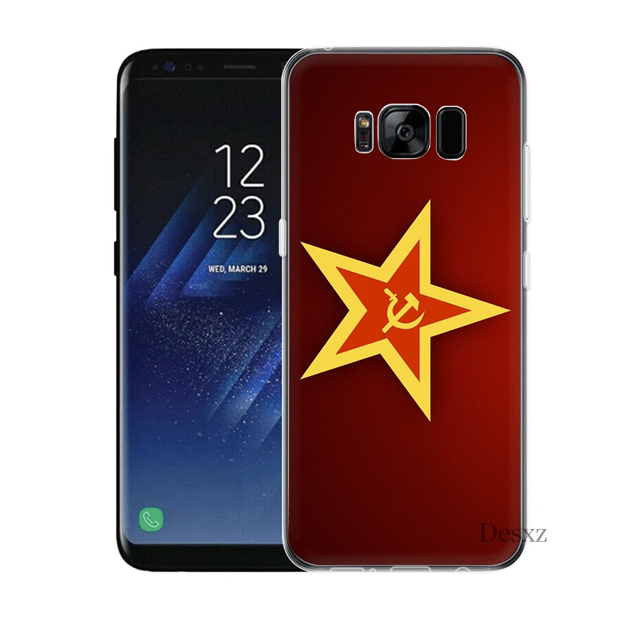 Чехол для телефона Samsung S3 S4 S5 S6 S7 S8 S9 S10E S10Plus Note 8 9 M10 M20 M30 M40 Советского Союза со