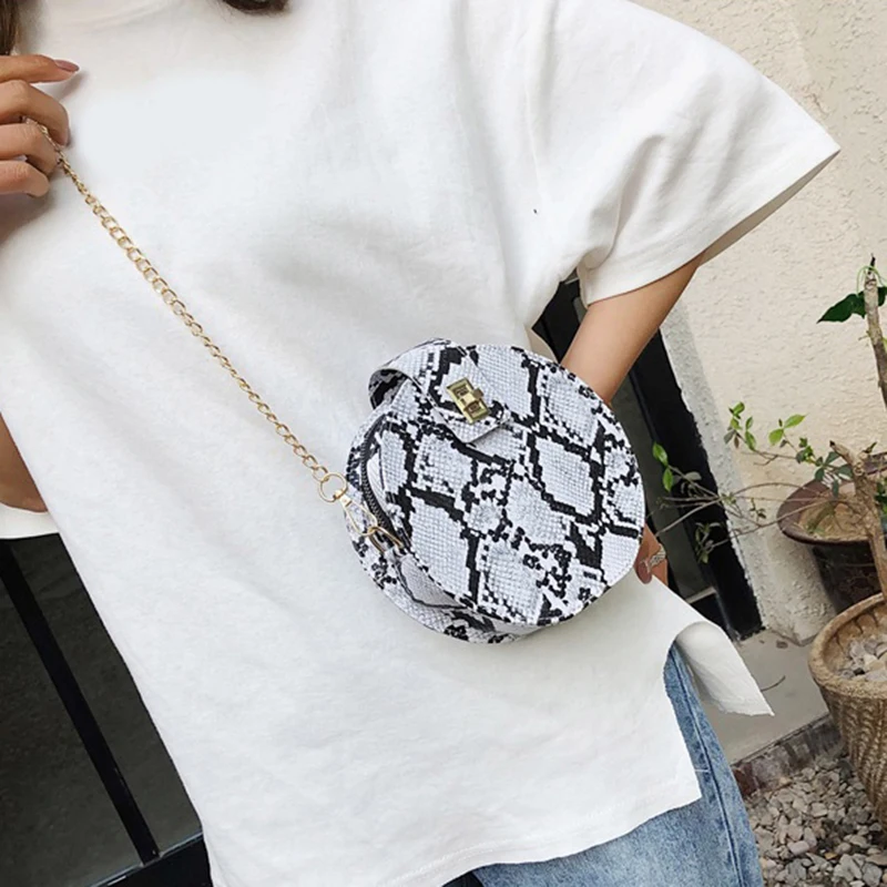 Женская винтажная сумка через плечо из искусственной кожи маленькая с принтом змеиной 2019|Сумки ручками| |