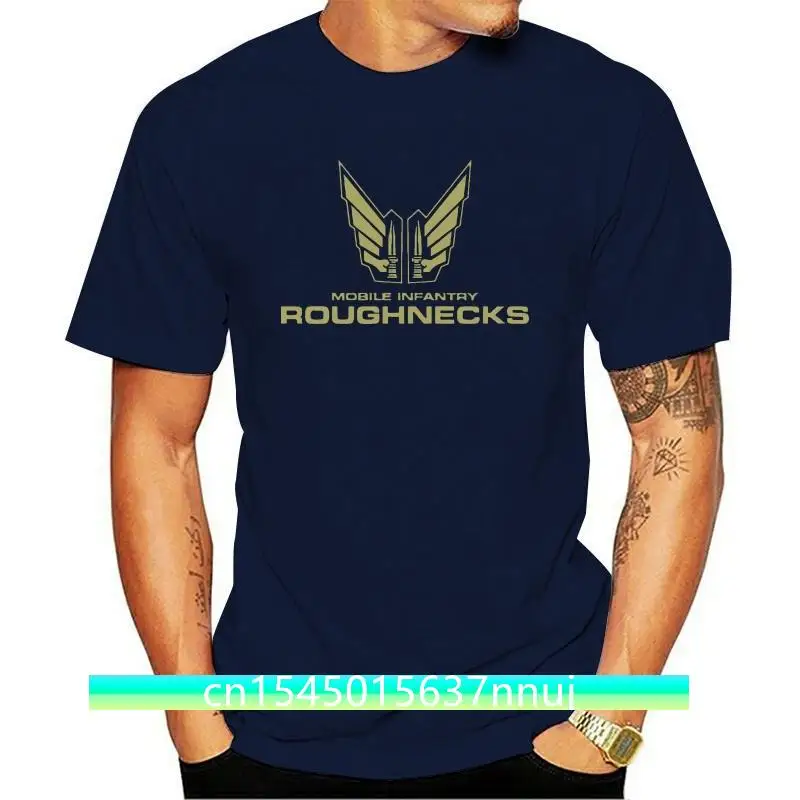 

New Roughnecks Mobile Infantry Starship Troopers T-SHIRT ALL SIZES # Black