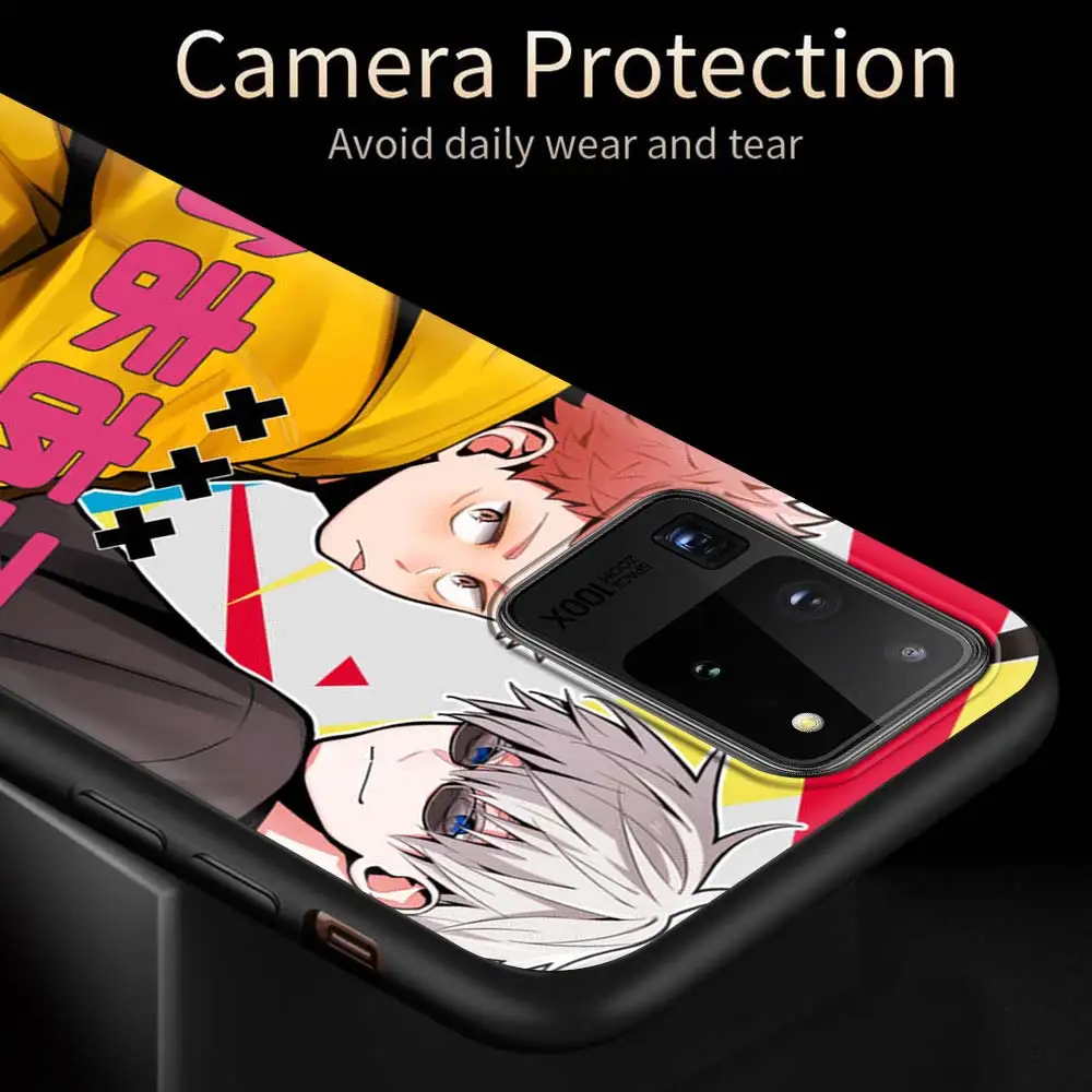 

Jujutsu Kaisen Satoru Gojo Case Fundas For Samsung Galaxy S20 FE S21 S20 Ultra 5G S10e S10 S8 S9 Plus S7 Soft Cover Coque Capa