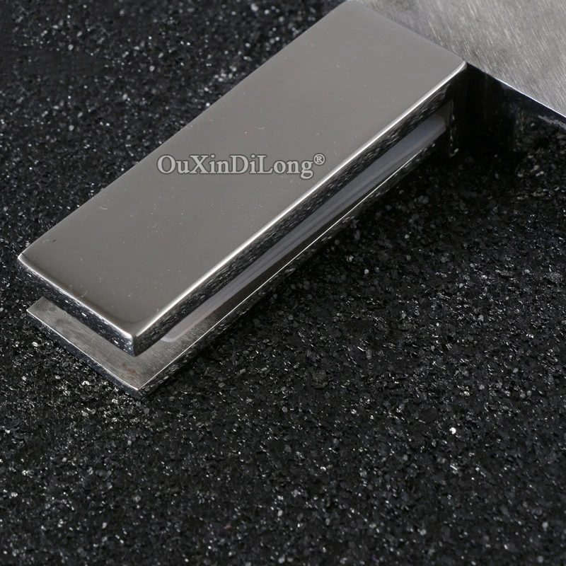 Роскошные бескаркасные петли для стеклянных дверей душа из нержавеющей стали 304 2