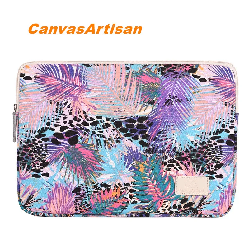 Новинка брендовая сумка для ноутбука с цветными листьями 12 13 14 15 6 3 4 дюйма чехол