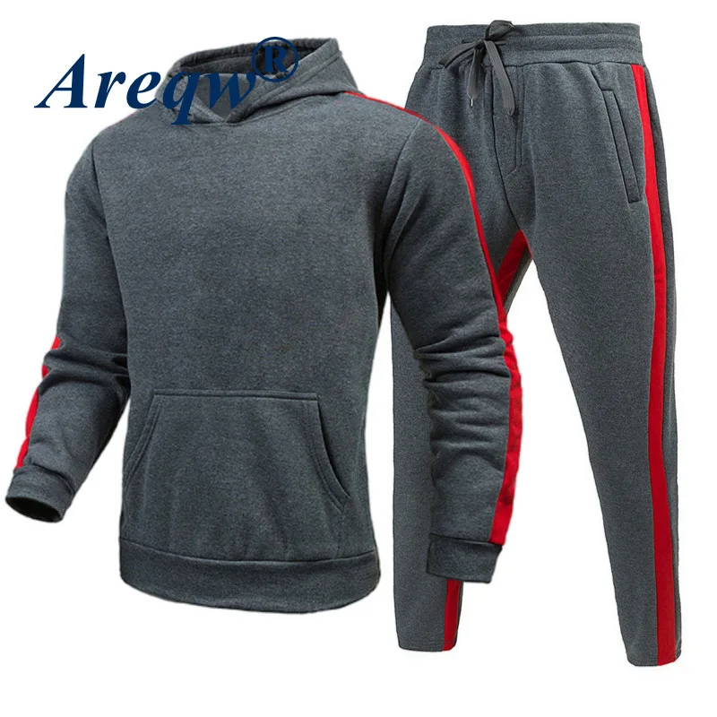 

Fashion Men's and Women's Hooded Sweater Suit Sweatshirt Sweater + Sports Pants Casual Printing Loose Suit