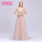 Богемное очаровательное свадебное платье из тюля с глубоким V-образным вырезом на бретельках Аппликация с открытой спиной ТРАПЕЦИЕВИДНОЕ Простое Элегантное свадебное платье на заказ