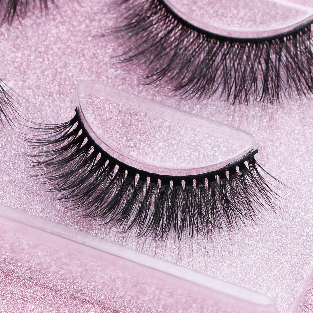 MAGEFY 2 пар/упак. 3D норковые ресницы с упаковочной коробкой ручная работа полные