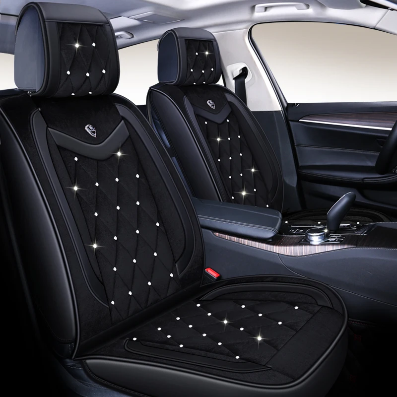 

girlish cute pink style universal fit car seat cover for bmw mini 5 seat cars