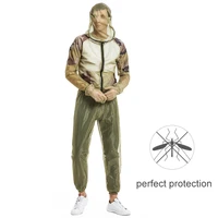 outdoor mens womens forest net mosquito proof clothes outdoor fishing bee keeping clothes mosquito trousers camping equipment