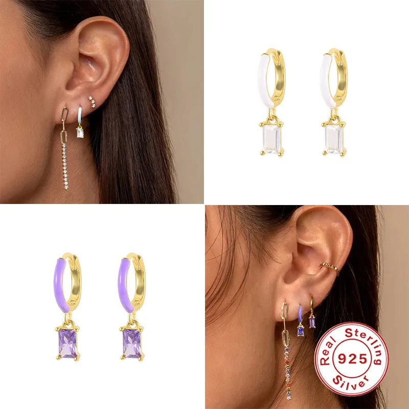 

Серьги-кольца женские из серебра 925 пробы, 1 пара