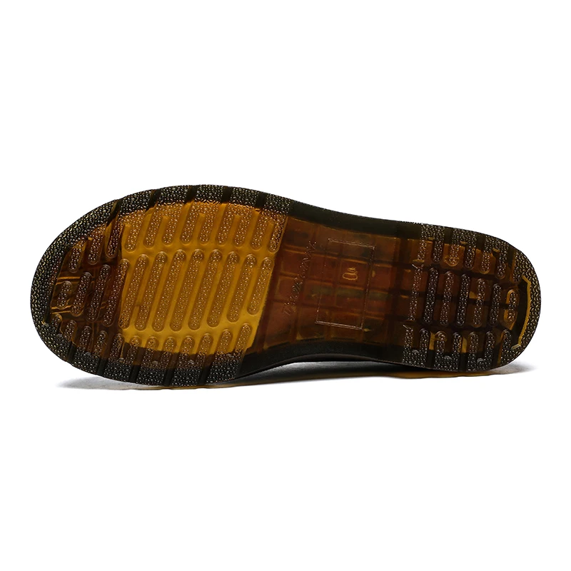 KATESEN/Новинка мужские ботинки из натуральной кожи модные зимние теплые плюшевые