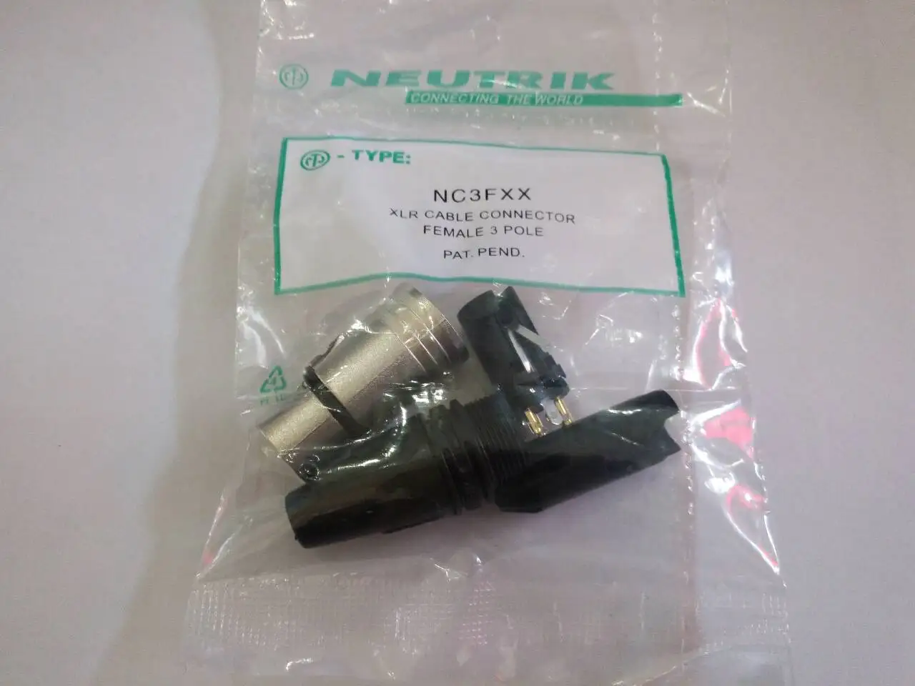 20 шт./лот 10 шт. NC3FXX и 10 шт. NC3MXX NCK мужской и женский набор 3Pin XLR разъем withe