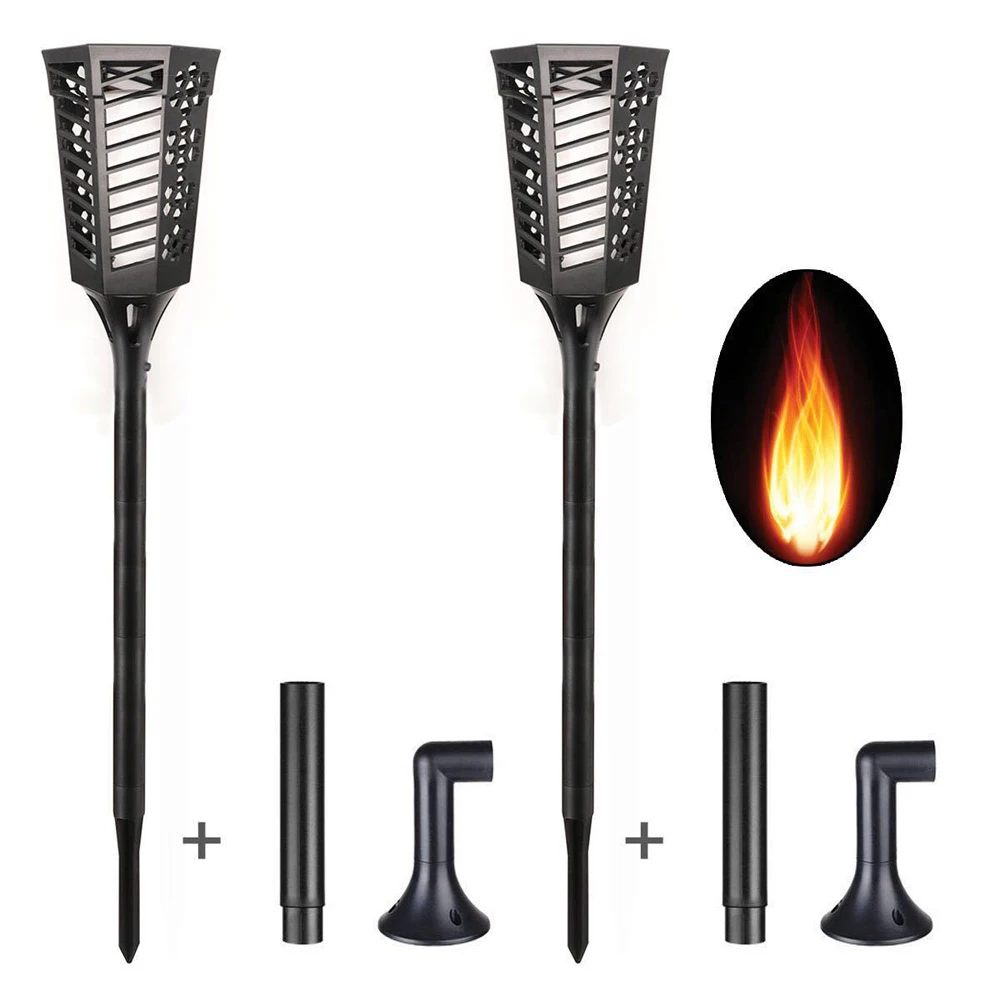 Светодиодный солнечный пламени светильник Открытый водонепроницаемый сад