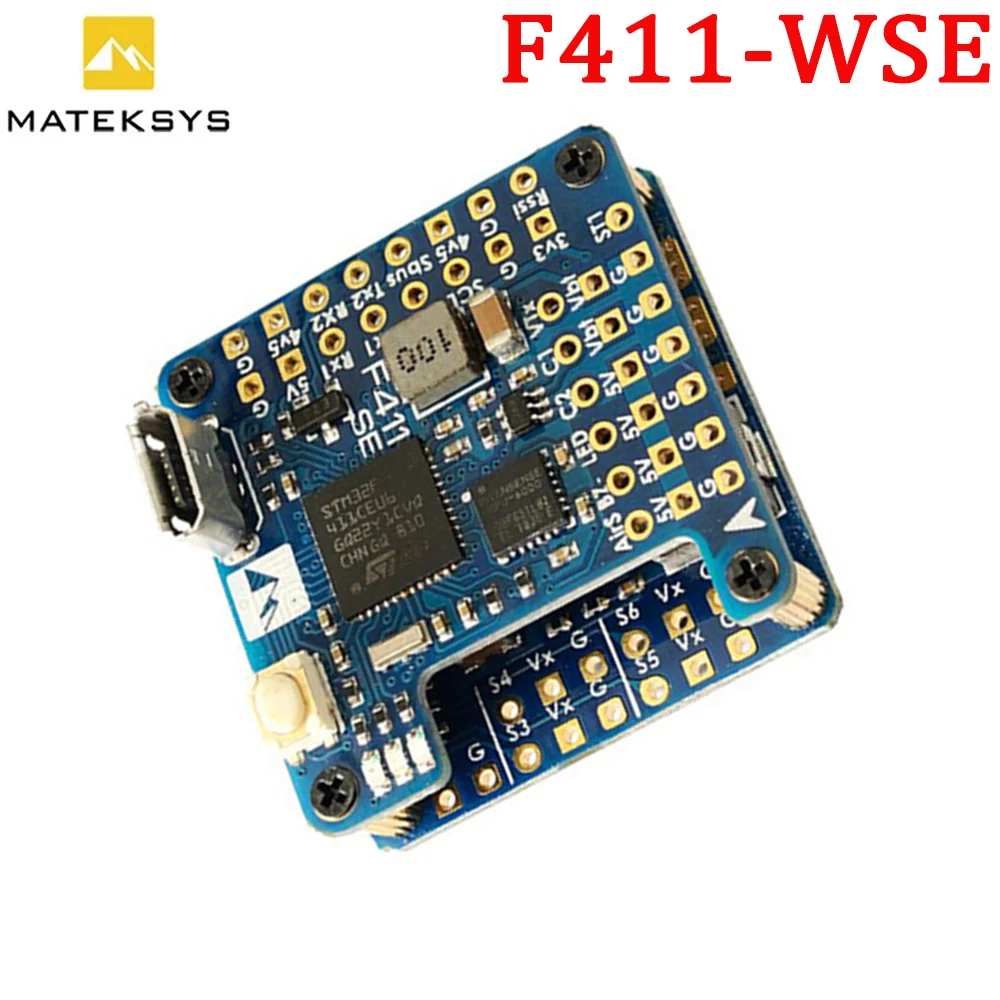 

Original Matek Systems F411-WSE STM32F411CEU6 Flight Controller Integrated OSD 2-6S for RC Airplane Fixed Wing Spare Parts Acces