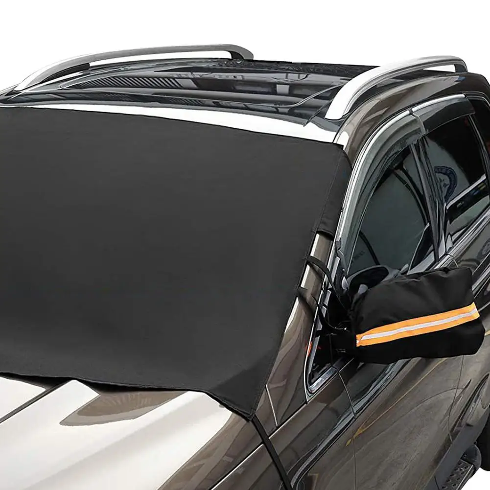 

Car Windshield Cover Auto Snow Ice Removal Protector Rearview Mirror Covers Thicker Car Winter Cover Christmas Gift 75x63x47 In